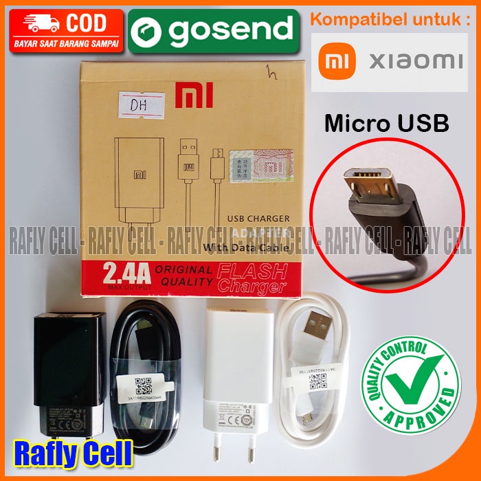 Fast Charger 2A ORI OEM Buat HP Xiaomi Redmi 10A 9A A1 POCO C3 C31 1 2 2S 3 3S 4 4A 5 5A 6 6A 7 7A G