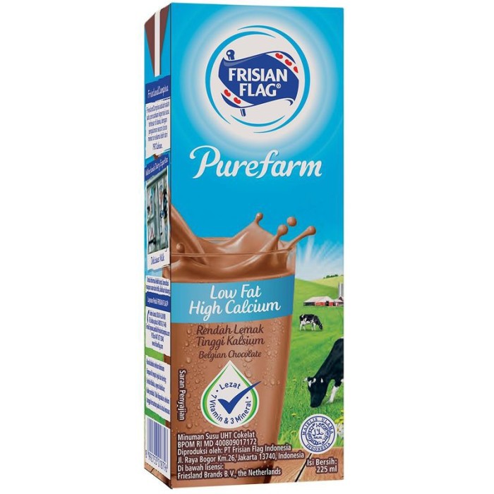 

Frisian Flag Susu Cair Low Fat Cokelat 225Ml