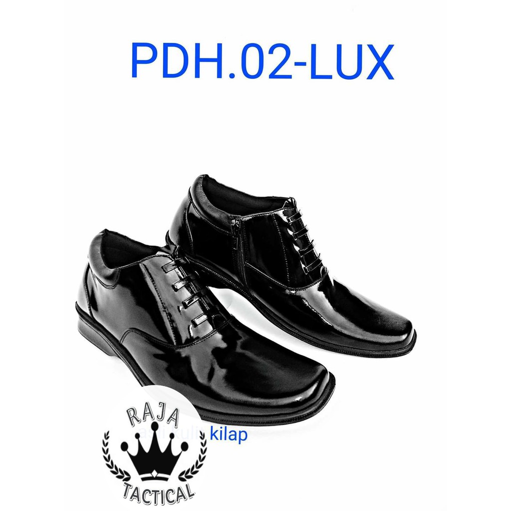 Sepatu PDH 02 TNI POLRI Sepatu Pantofel Security Satpam