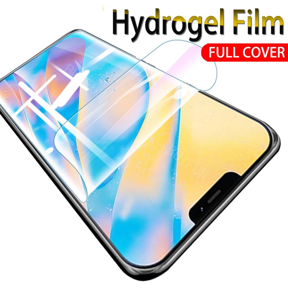 Film Pelindung Layar Depan Belakang Hydrogel Untuk Iphone 11 12 Pro Max Mini 7 8 Plus X Xs Max Xr Se 2020