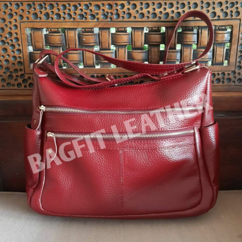 (SIZE S) TAS KULIT WANITA ASLI GARUT TAS KULIT SAPI ASLI GARUT