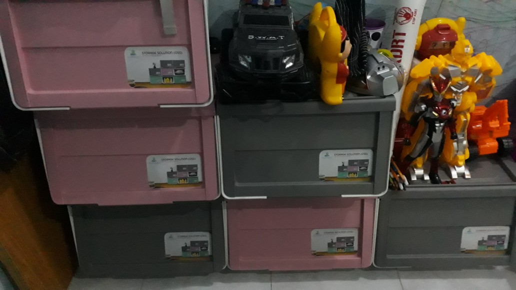 Grab & Gosend Rak Kotak Penyimpanan Olymplast Oss / Olymplast Storage Solution