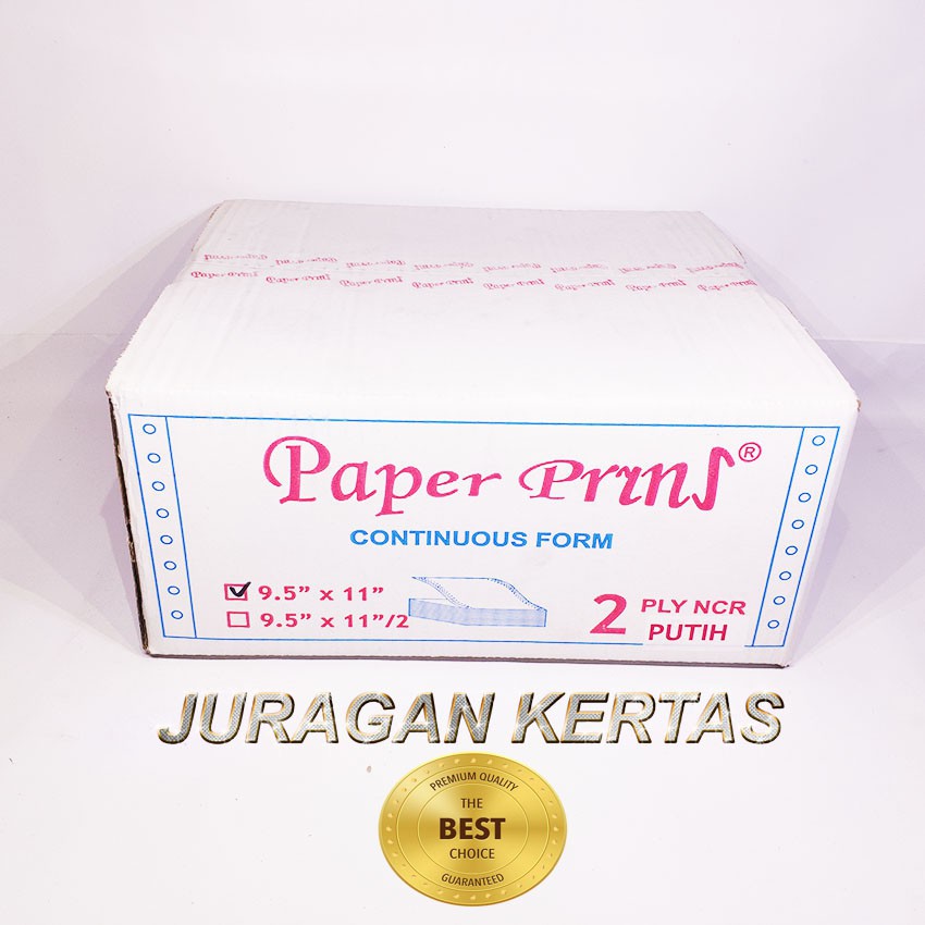 

CONTINUOUS FORM 9.5 X 11 2PLY PAPERPRYRNS PUTIH