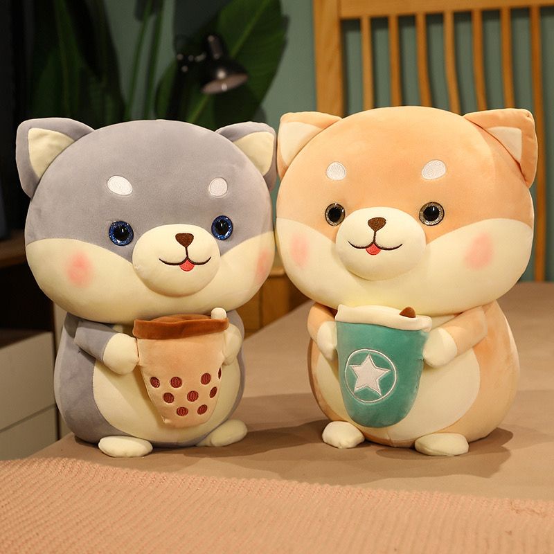 BONEKA SHIBA INU 20cm 35cm Shiba Inu Boneka Anjing Guling Anjing Hadiah Valentine Pacar