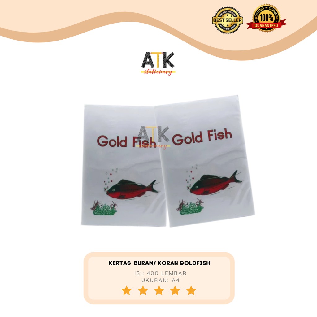 

Kertas Buram A4 Goldfish Kertas Koran atk