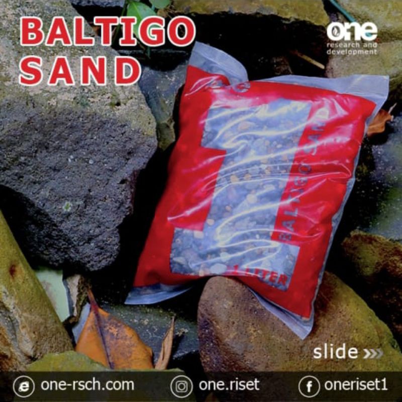 BALTIGO SAND 1 LITER / PASIR BALTIGO HIASAN &amp; MEDIA TANAM AQUASCAPE