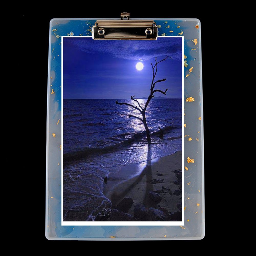 

Cetakan Resin Clipboard Vertical File Folder Portfolio Drawing Board Silicone Mold
