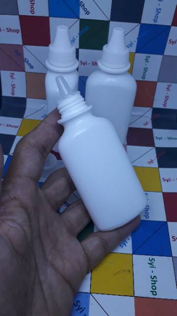 Botol Tetes Putih Susu Tutup Segel 60ml