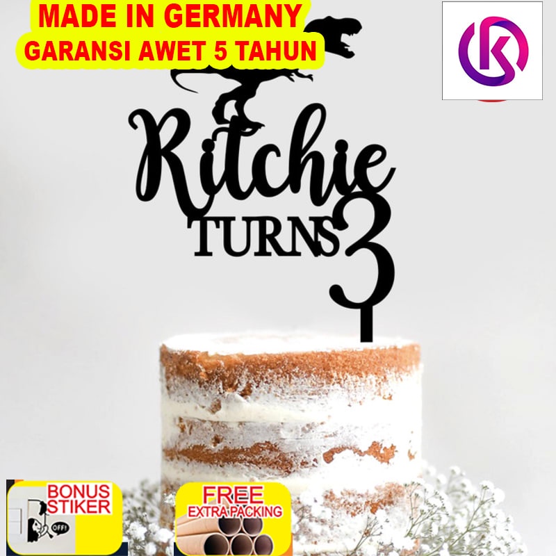 

Promo Custom Cake Topper Dinosaurus Topper Kue Akrilik Murah Termurah - 10cm