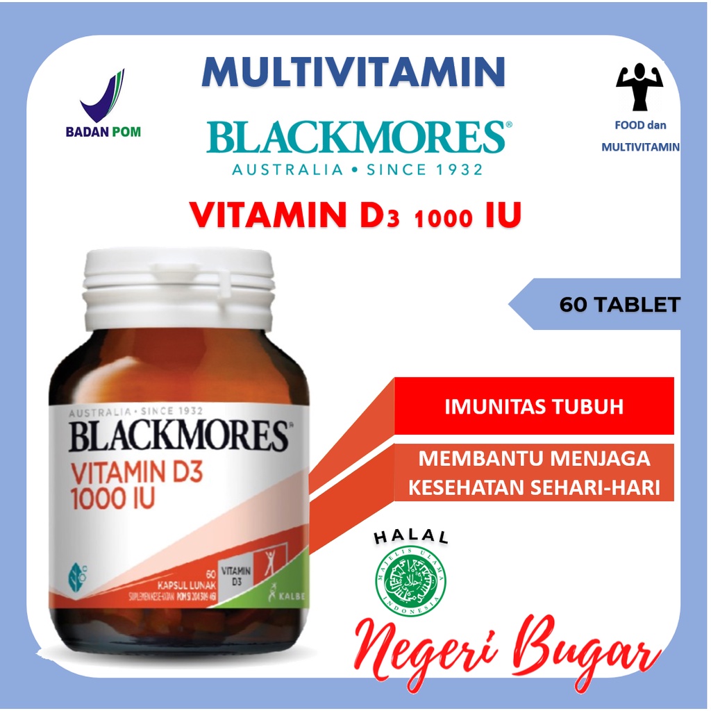 D3 1000 iu vitamin manfaat blackmores Rekomendasi Vitamin