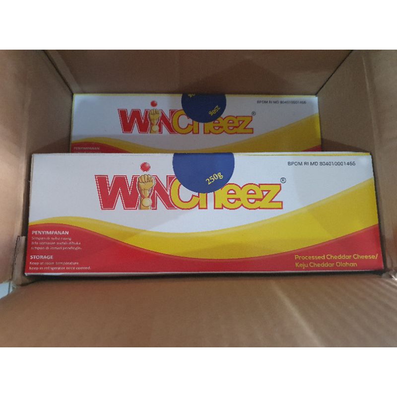 

Keju Cheddar Wincheez 250gr 8pcs