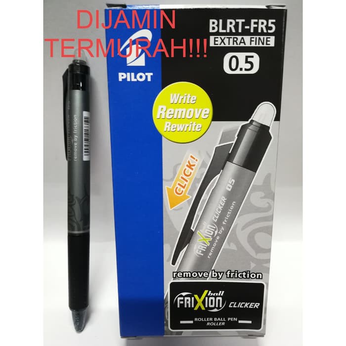 

Free Ongkir PULPEN / PEN FRIXION PILOT 0.5 & 0.7 ( TINTA BISA DIHAPUS) - Hitam, 0.5 Murah