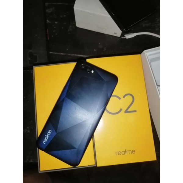 Realme c2 2/16 lengkap cas ori oppo