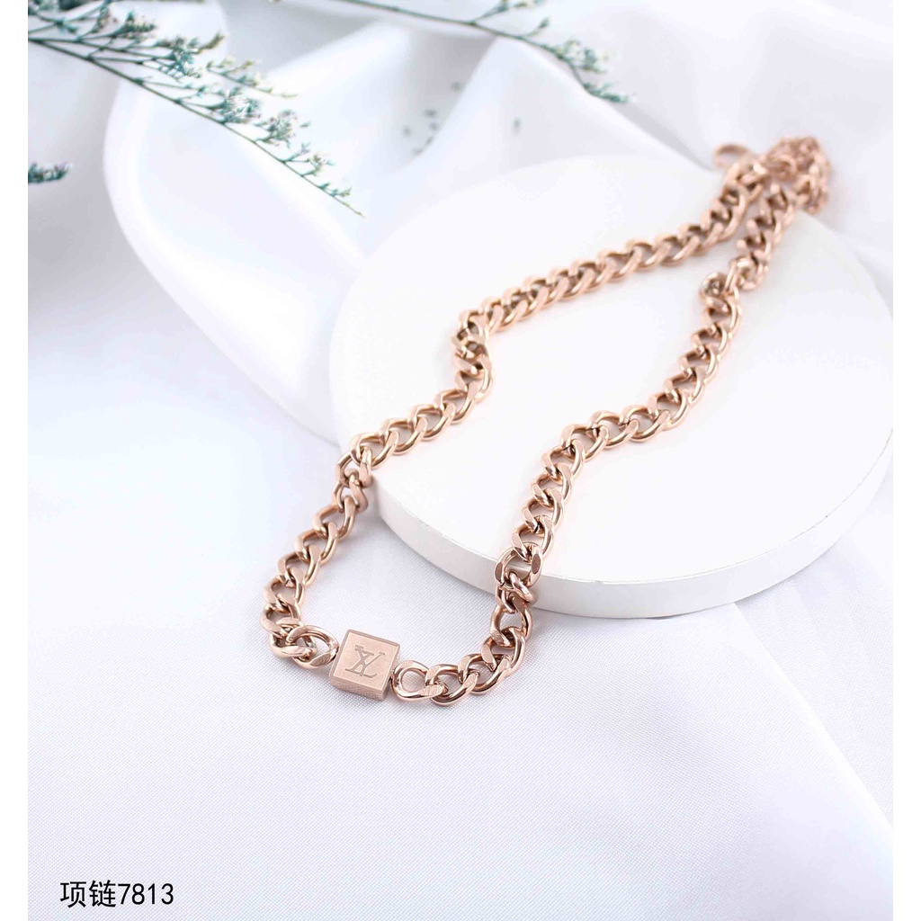 Kalung Titanium Perhiasan Fashion 7811/7812/7813/8435