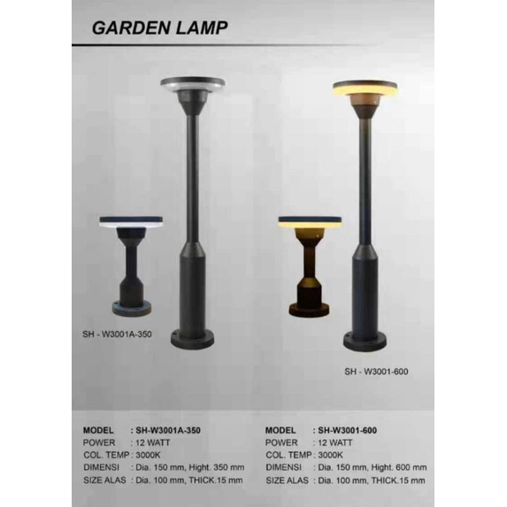 lampu taman led outdoor