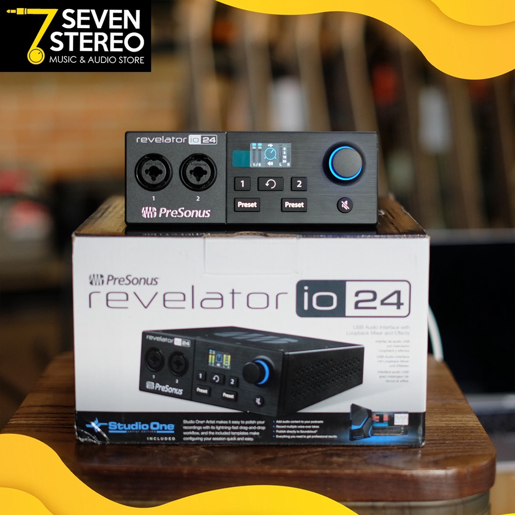 Presonus Revelator io24 USB C Audio Interface Soundcard Recording