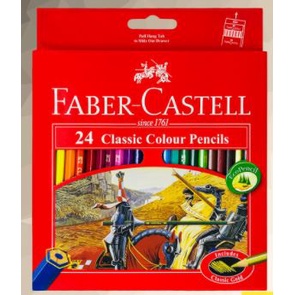 

Faber-Castell Classic Colour Pencil 24 L Pensil Warna set 24