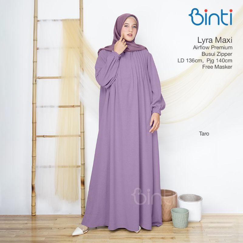 gamis jumbo airflow premium ld 136 LYRA maxi by binti