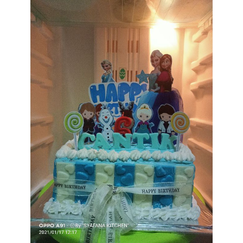 

Kue ulang tahun Karakter Tema Frozen Size 24