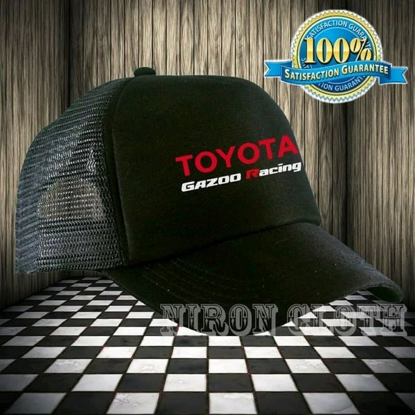 topi trucker jaring toyota gazoo racing