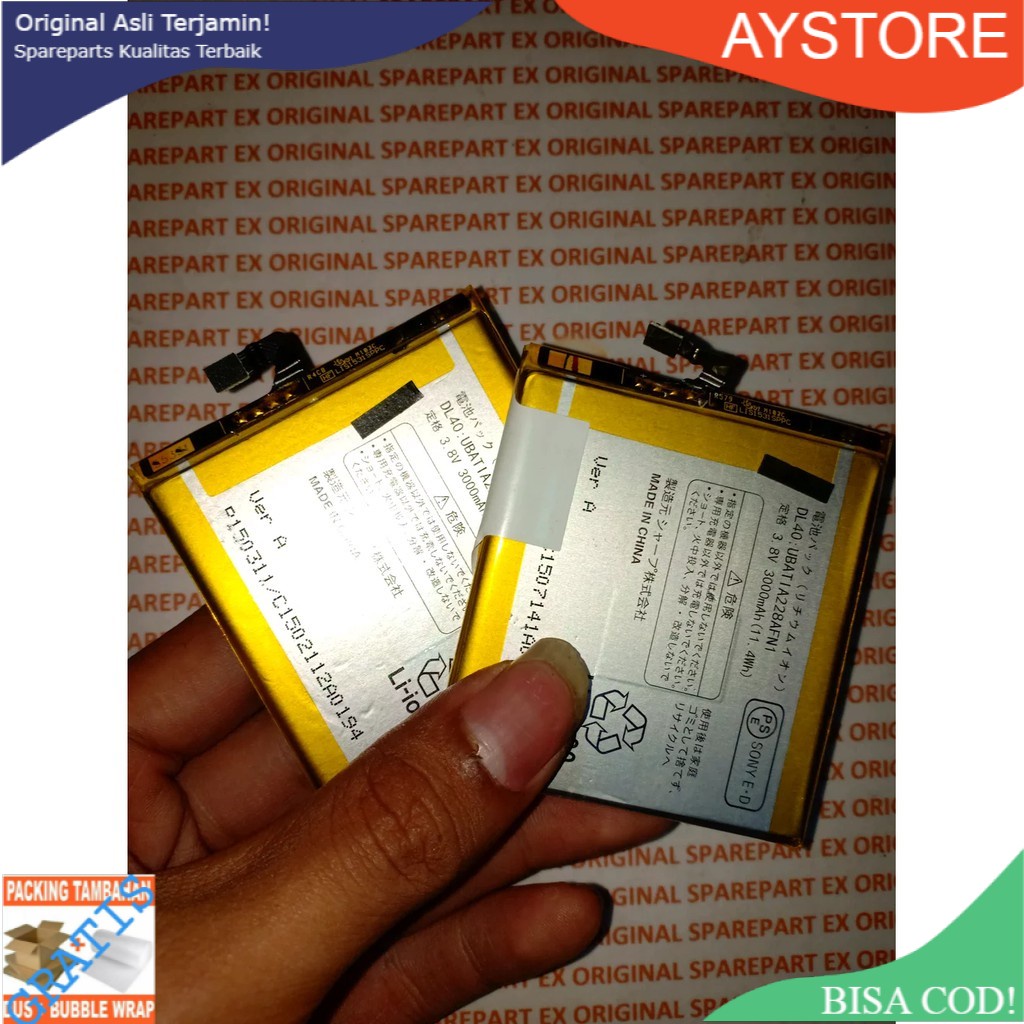 BATTRAY BATU SHARP SH01F 4G DOCOMO NORMAL TESTED KOMPATIBEL ASLI BAWAAN MULUS WORK