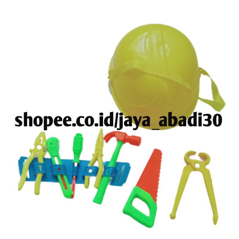 LE 2 - Mainan ALat Tukang Helm Plastik LE2