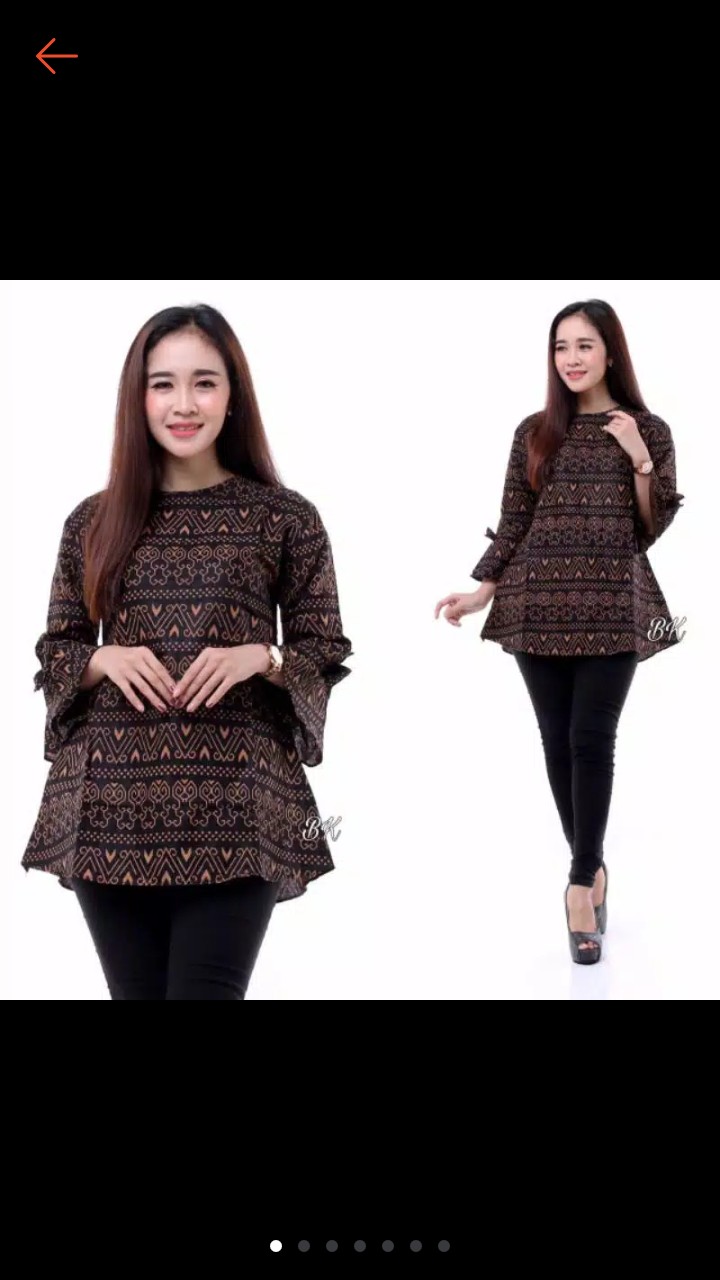 Atasna Batik Wanita Ppbtk07 Modern Batik Cassual Atasanbatik Wanitabatik /