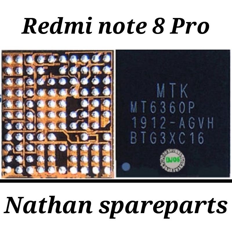 IC POWER XIAOMI REDMI NOTE 8 PRO MT6360P ORIGINAL