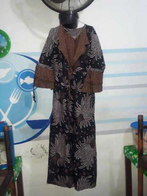 Maura Couple - Sania Ruffle Batik Couple Ori Ndoro Jowi Garansi Termurah Shopee - Batik Modern Solo