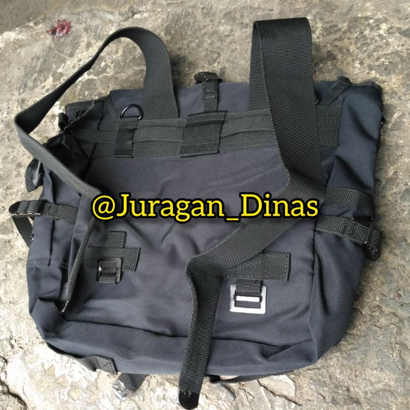 Ransel Tempur M45 Hijau Ijo TNI Hitam Brimob Anti Air