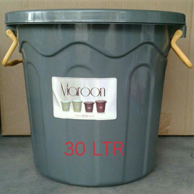 Ember Plastik 30 Liter Tutup Great