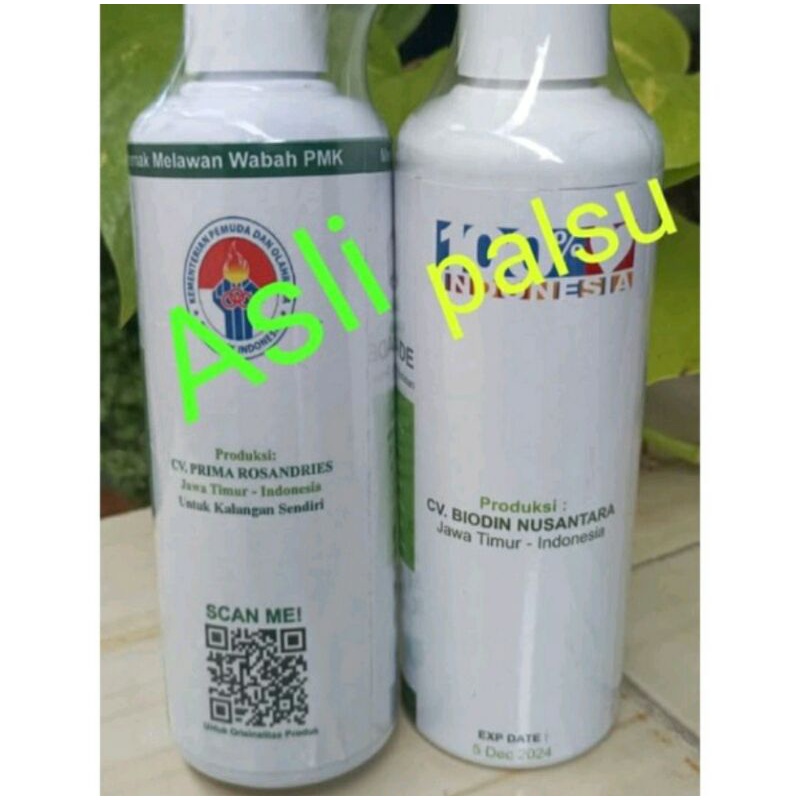 Biodin obat PMK sapi original / Biodin spray 250ml / obat penyakit mulut dan kuku