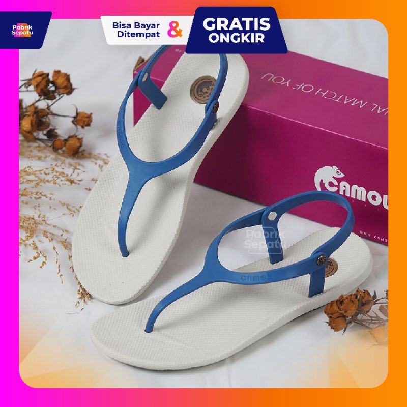 Sandal Wanita Dewasa Sendal Jepit Selop Santai  Keren Teplek Terbaru Keren Cewek Kekinian Casual