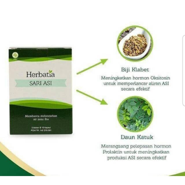 Herbatia Sari Asi Booster Pelancar Asi ada BPOMP Halal MUI