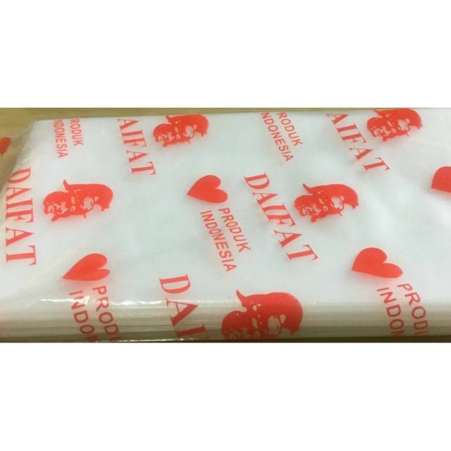 Kantong plastik LLDPE daifat