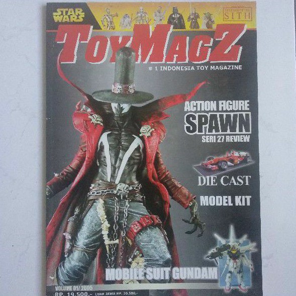 koleksi langka Majalah Toy Magz no 1 ( BONUS POSTER Kinsmart diecast )