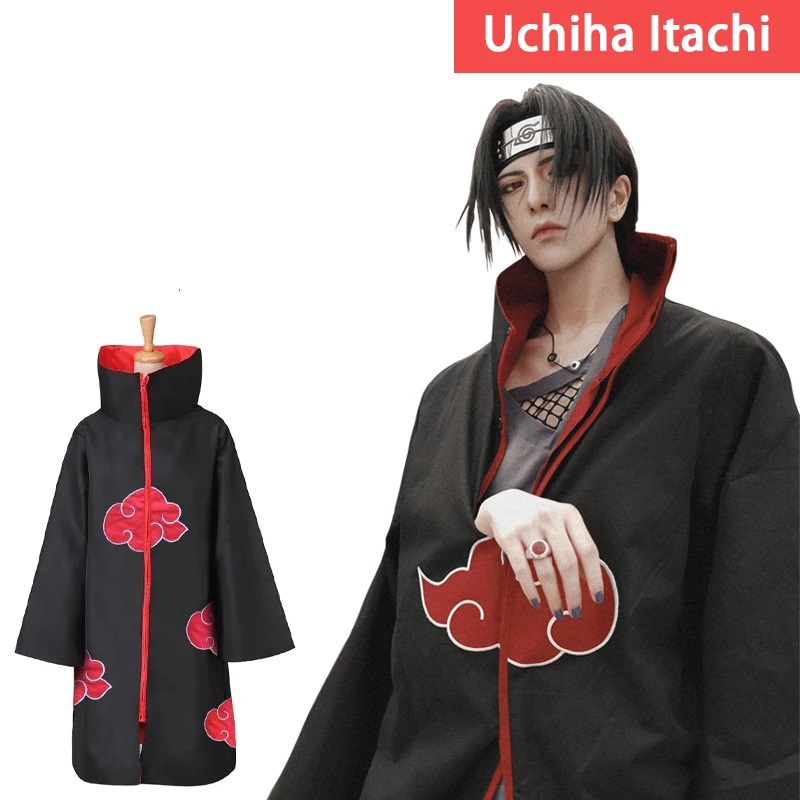 Jaket Jubah Akatsuki Itachi Naruto Sasuke Anak Dewasa