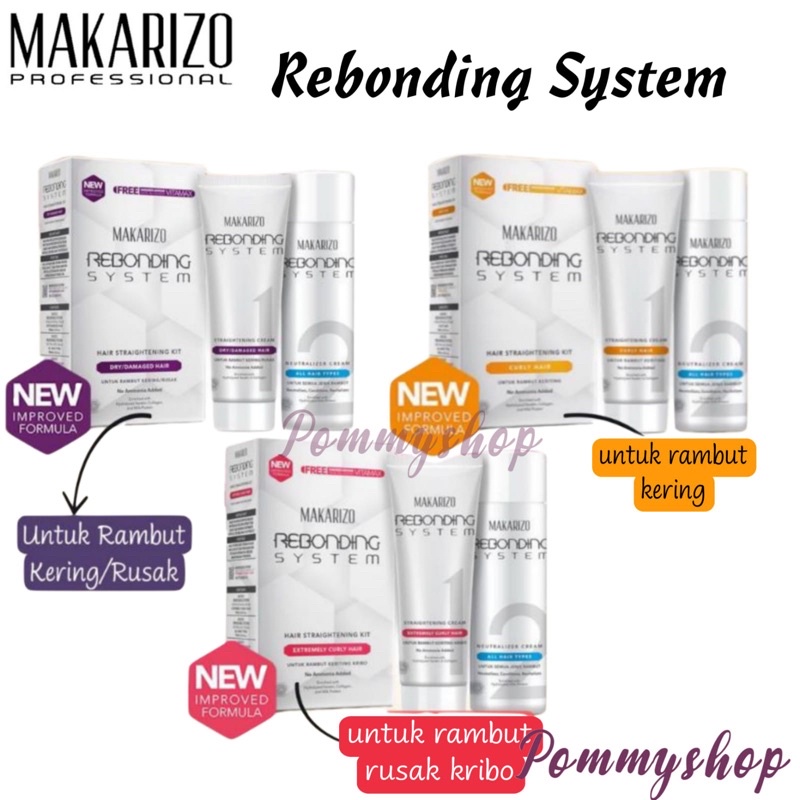 Makarizo Rebonding System Hair Straightening 120ml