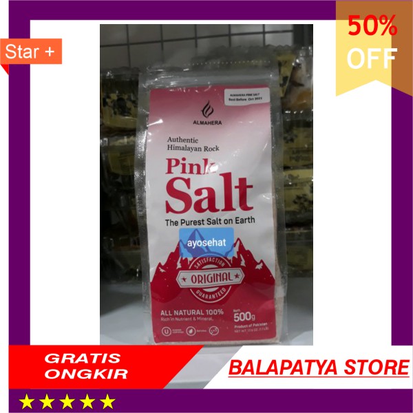 

TERMURAH Pink Salt Garam Himalaya 500gr