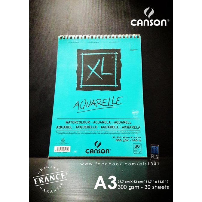 

gunturputra39 Canson XL Aquarelle A3 TERLARIS TERPERCAYA ORIGINAL