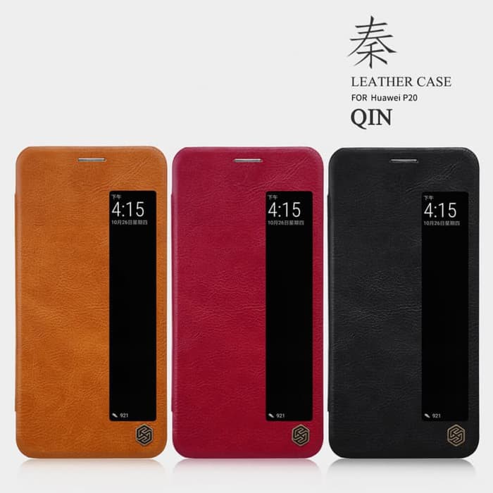 Flip Cover HUAWEI P20 Nillkin Qin Leather Flip Case Original