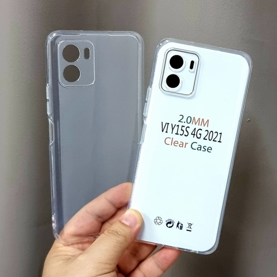 NEW VIVO Y35 Y22 Y16 V23 5G Y15S Y01 Y51 Y51A Y33S Y53S V20 V20 2021 V20 SE CASE SOFTCASE HD 2.00mm BENING CLEAR TPU TRANSPARAN SILIKON KARET SOFT CASING COVER TEBAL V20SE