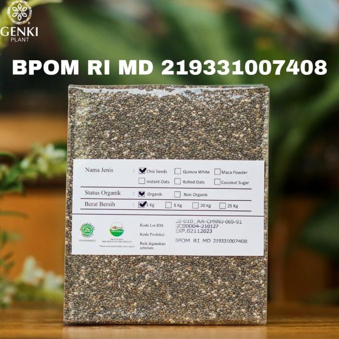 

Organic Black Chia Seed Mexico - 1 Kg