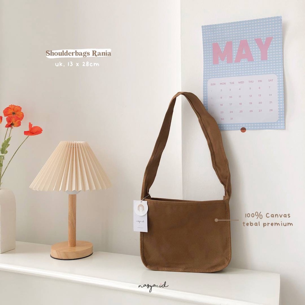 Shoulder Bags Rania by Nasya.id -  Shoulder Bags Korea - Tas Canvas Premium