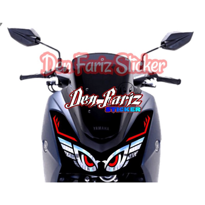 Stiker lampu lexi stiker elang yamaha lexi variasi motor.