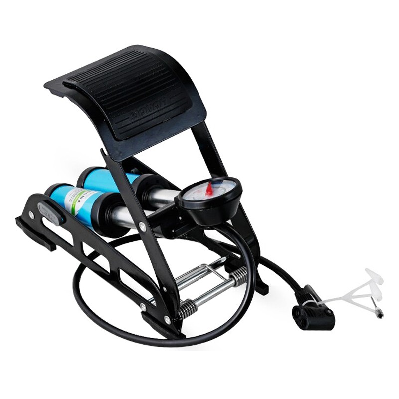 ROCKBROS  Bicycle Tire Portable Air Pump Double Cylinder FP445S-1