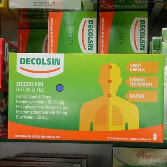 ONSALE Decolsin Capsule 25 strip/box