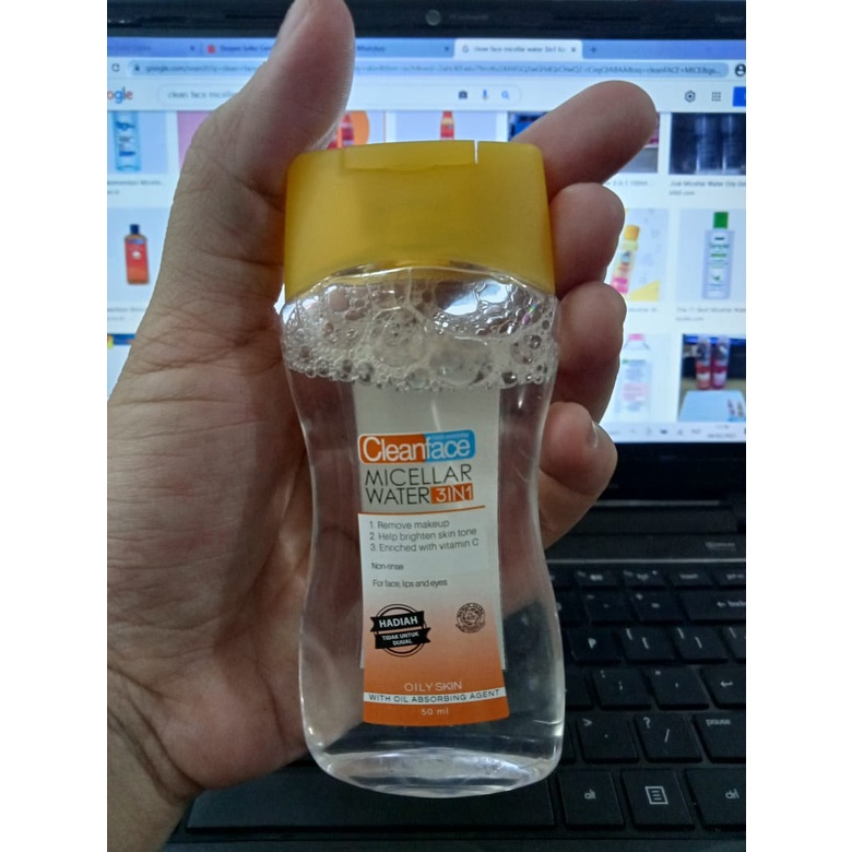 (HADIAH) PURBASARI CLEANFACE MICELLAR WATER 50 ML @MJ