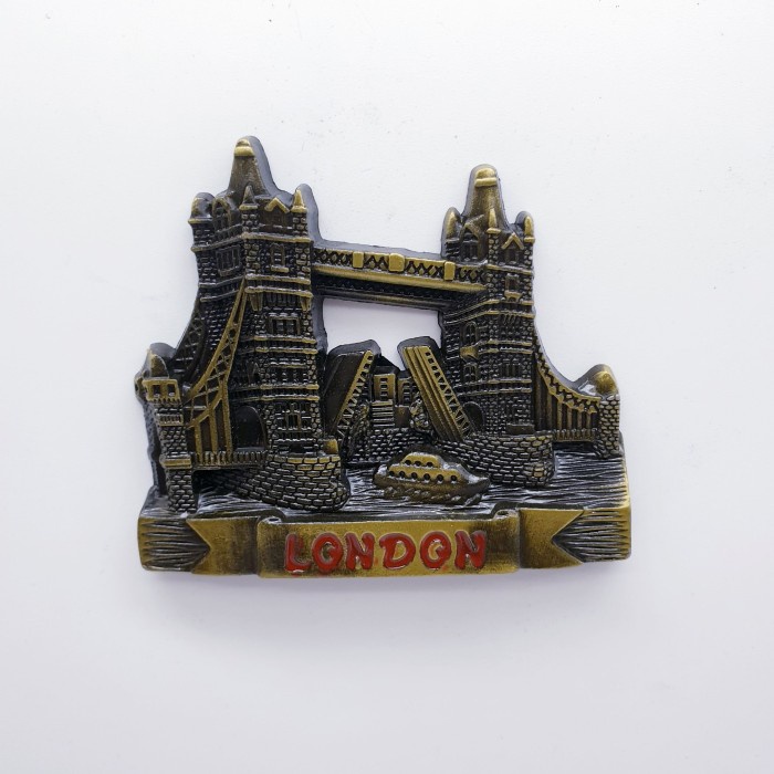 3D LOGAM Souvenir Negara magnet Kulkas Tempelan London Bridge Jembatan