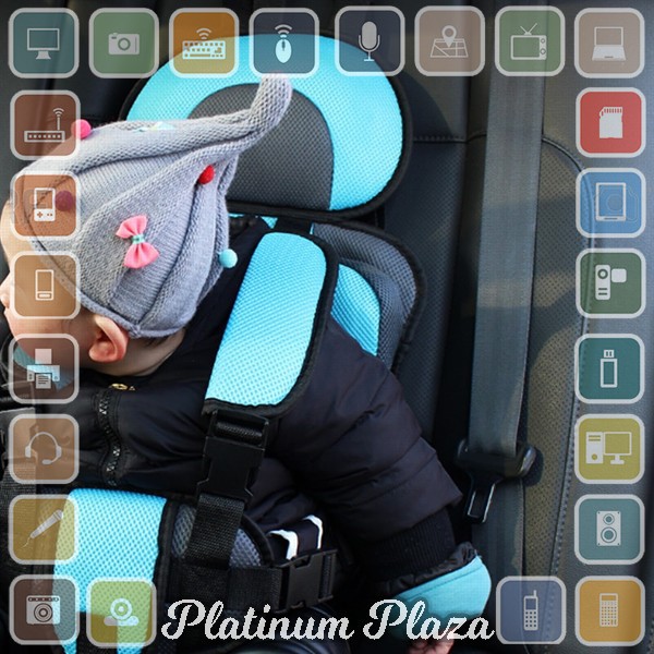 CharmL Tempat Duduk Kursi Mobil Bayi Portable Baby Safety Car Seat - LAD05 - Gray`3M1ZKW-